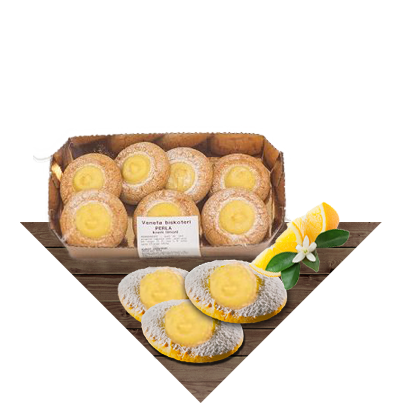 Biskota me mbushje limon