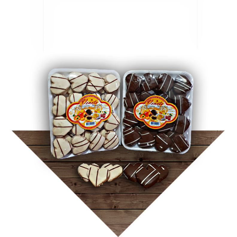 Biskota të punuara - Zemër